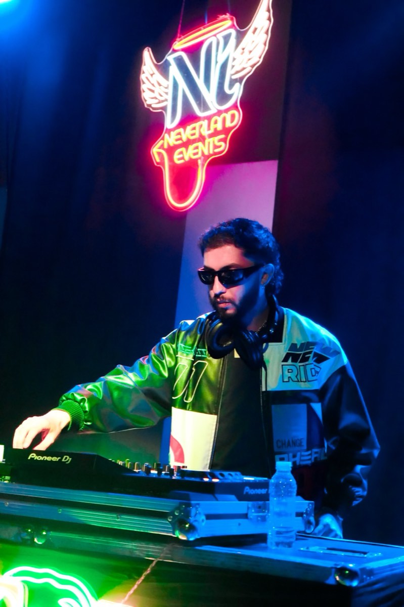 Musician performing on stage