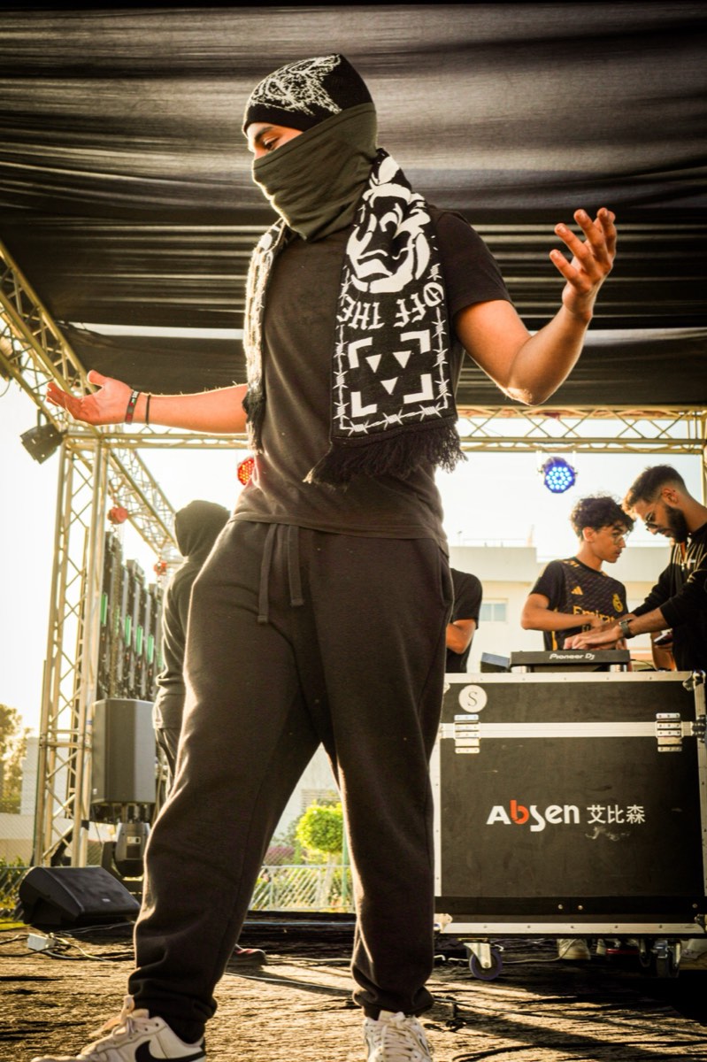 Musician on stage
